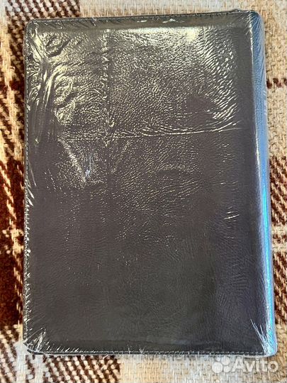 Библия (серая). Молния, серебряный обрез