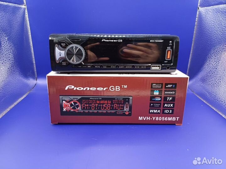 Магнитола pioneer MVH-8056-MBT с блютузом