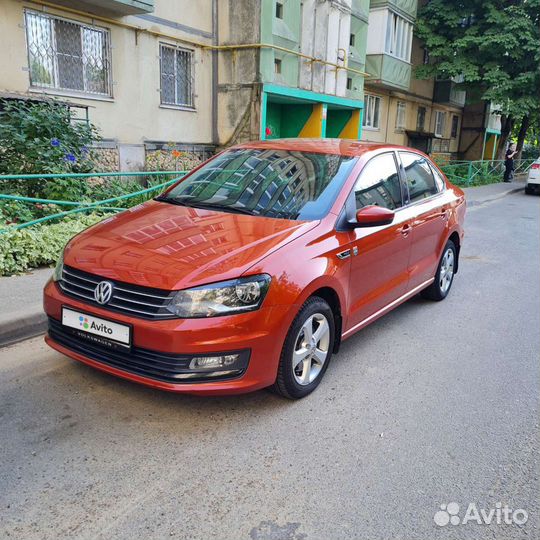 Volkswagen Polo 1.6 AT, 2016, 145 000 км