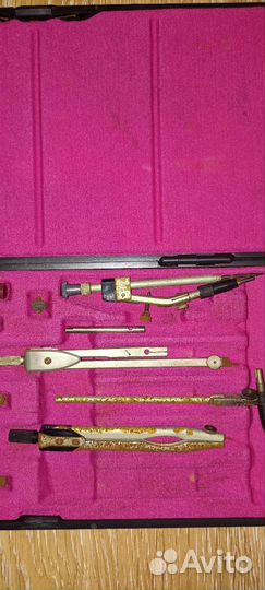 Чертежный набор СССР готовальня