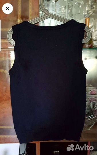 Сарафан школьный темно-синий,р-р 140-152