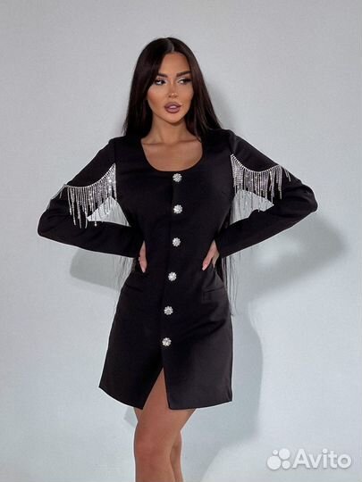 Вечернее платье пиджак