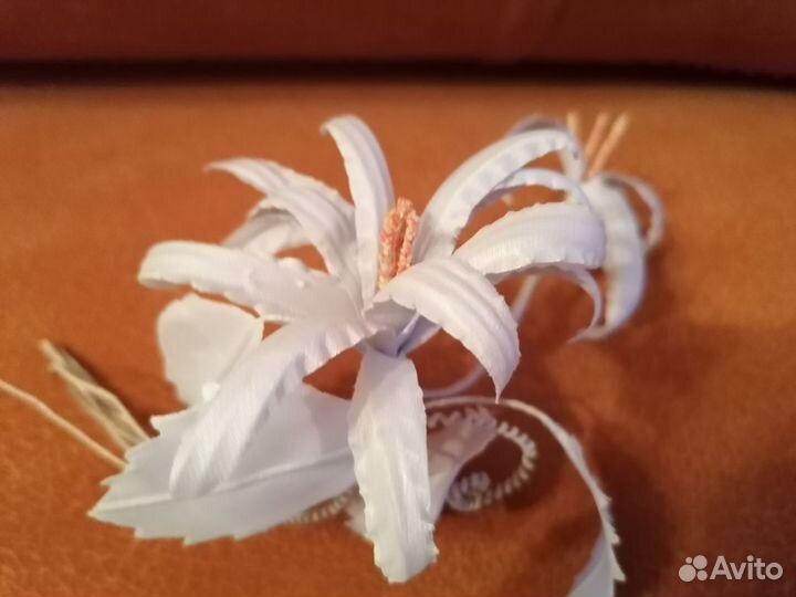 Букет цветов из ткани Винтаж времен СССР