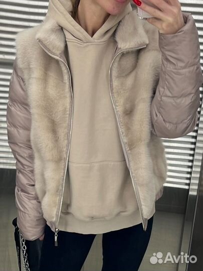 Норковая куртка. Шуба норка. Жилетка