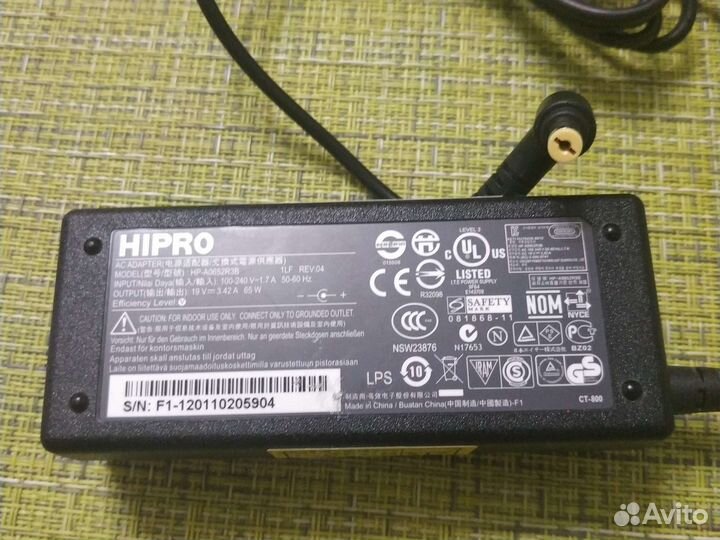 Зарядка для ноутбука Asus, Acer