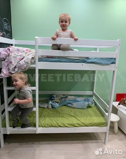 Детская кровать двухъярусная