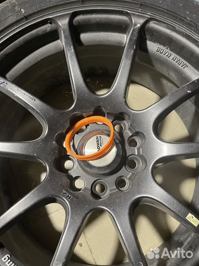 Литые диски r17 бу Advan racing