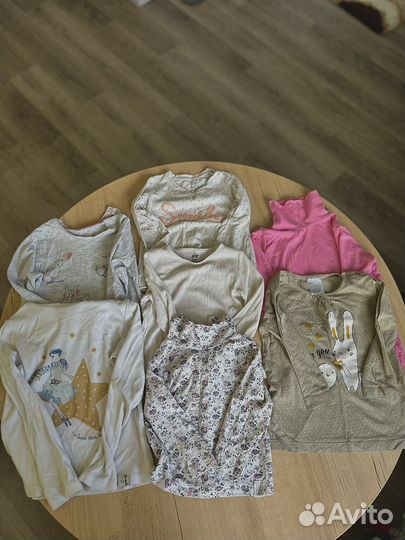 Вещи пакетом на девочку 80-86-92