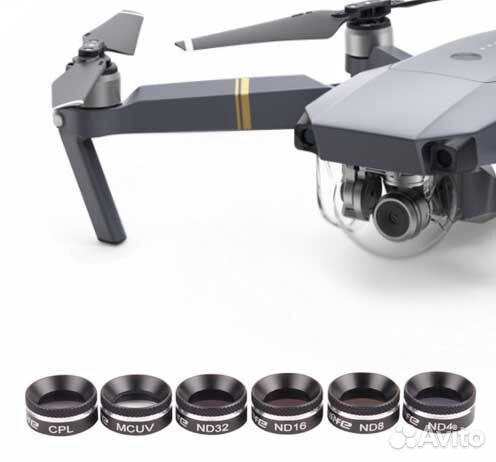 Набор фильтров 6 шт Sunnylife для Mavic PRO (ND4+N