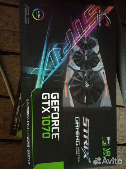 Коробка от gtx 1070
