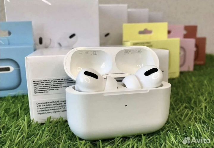AirPods Pro + Гарантия + Чехол
