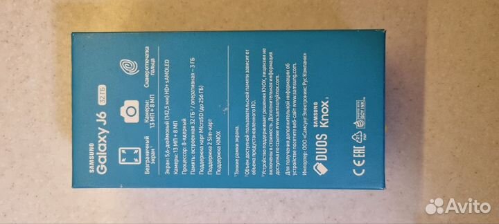 Samsung Galaxy J6 (2018), 3/32 ГБ