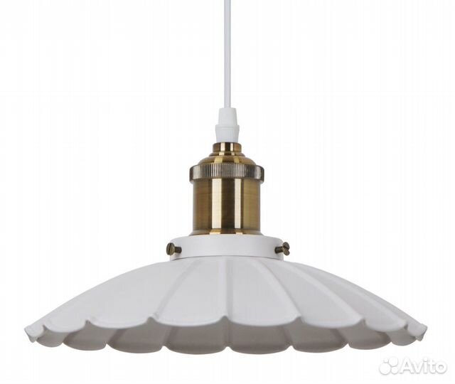Люстра-подвес металл абажур