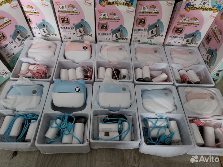 Фотоаппарат с мгновенной печатью детский новые