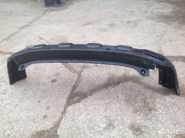 Спойлер юбка заднего бампера Honda CR-V 2007-2012