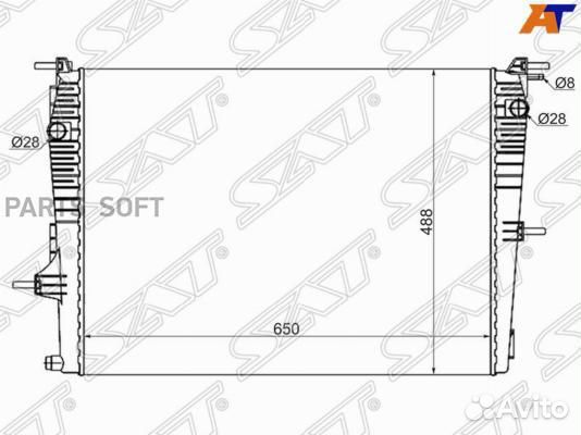 Радиатор охлаждения Рено Флюенс 1,6 10