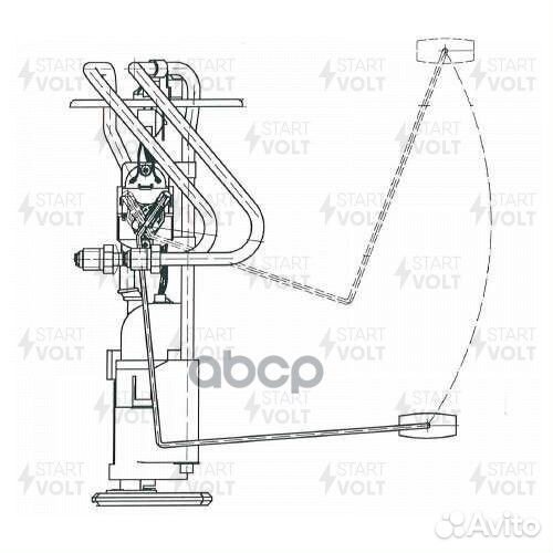 Бензонасос Лада 21044 1.6i резьб. соед. SFM 010