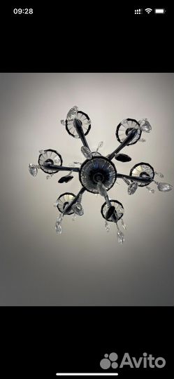 Люстра хрустальная 2шт