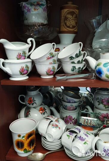 Посуда СССР Хрусталь Фарфор Керамика Стекло 70/80х