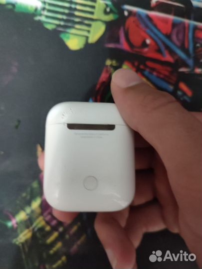Наушники airpods 1 оригинал, кейс и правый наушник