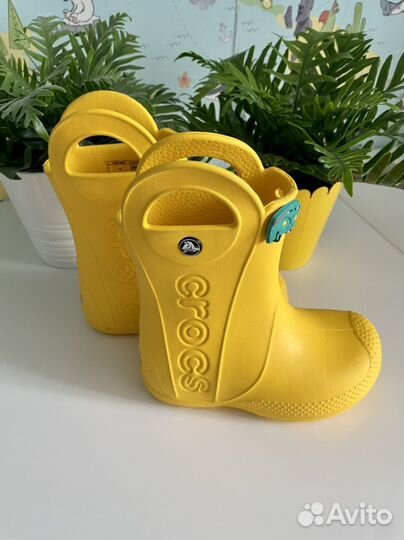 Резиновые сапоги crocs c9