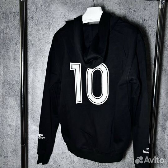 Зип Худи Balenciaga Paris soccer Black