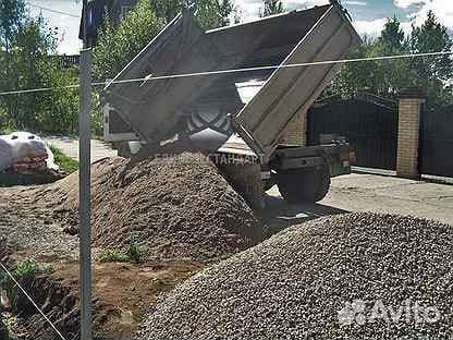 Песок, суглинок, щебень, отсев, грузоперевозки