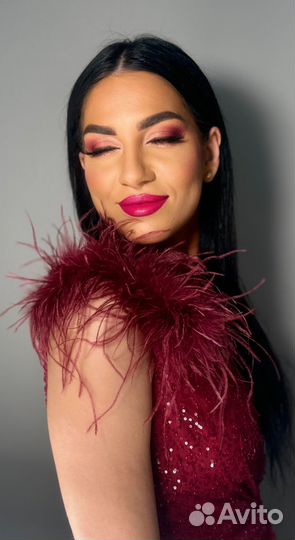 Макияж и прическа для бодибилдинг фитнес бикини