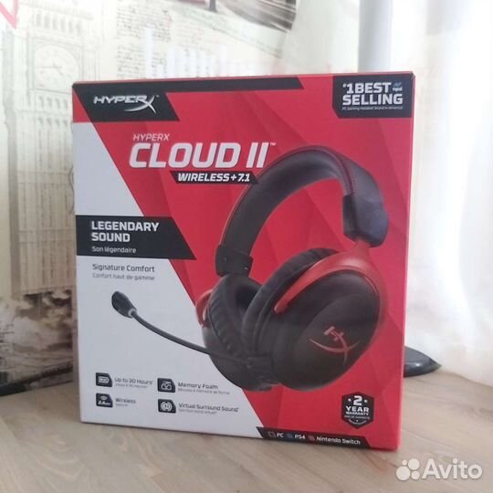 Игровые наушники Hyperx Cloud 2 Wireless