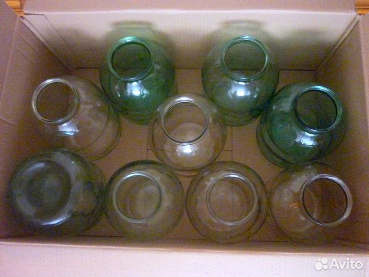 Банки стеклянные 3 л 9 штук