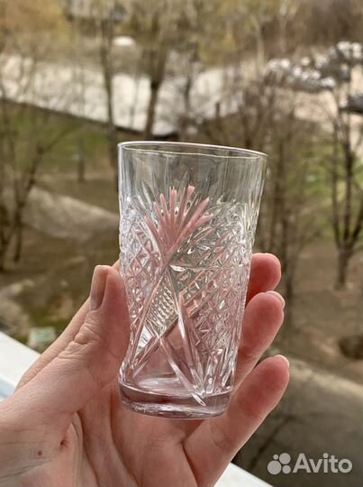 Стопки хрустальные 18 штук