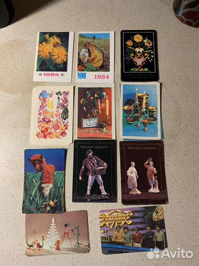 Календари СССР, духи, агитация и другие