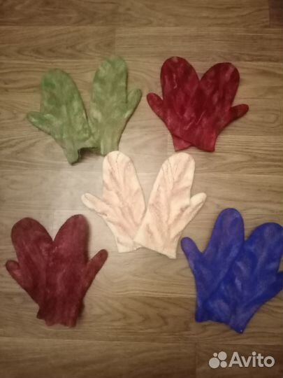 Рукавички валеные