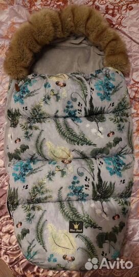 Зимний конверт в коляску