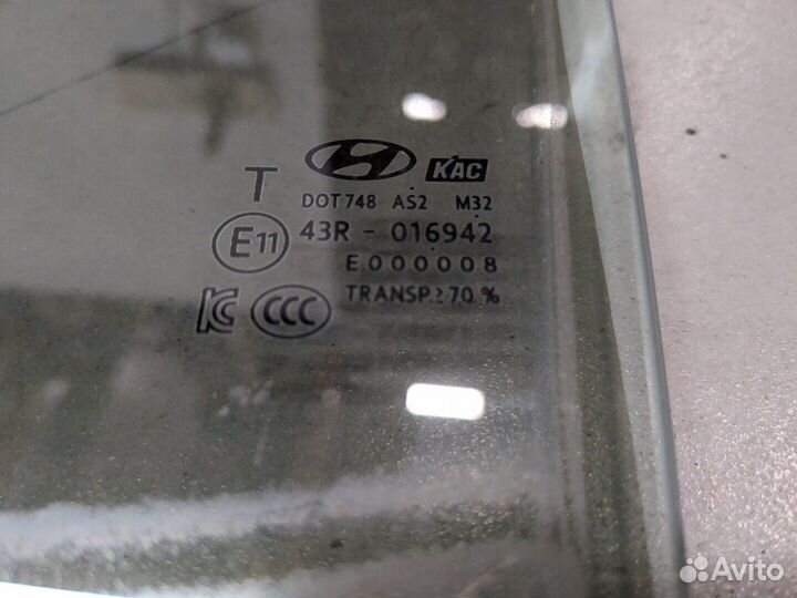 Стекло боковой двери Hyundai Kona 2017, 2019