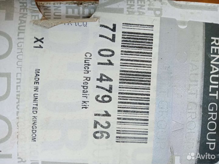 Комплект сцепления renault duster