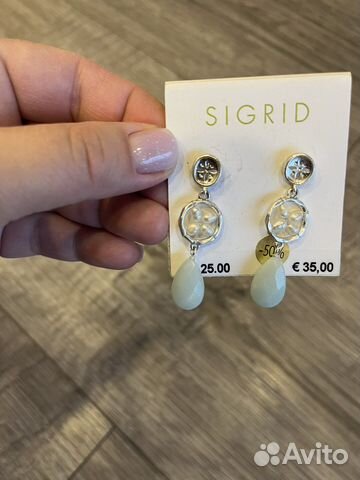 Monet, винтаж, сережки бирюза