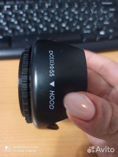 Крышка и бленде для объектива canon