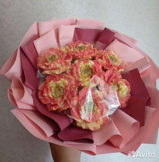 Букет из шоколада,шоколадные цветы большие