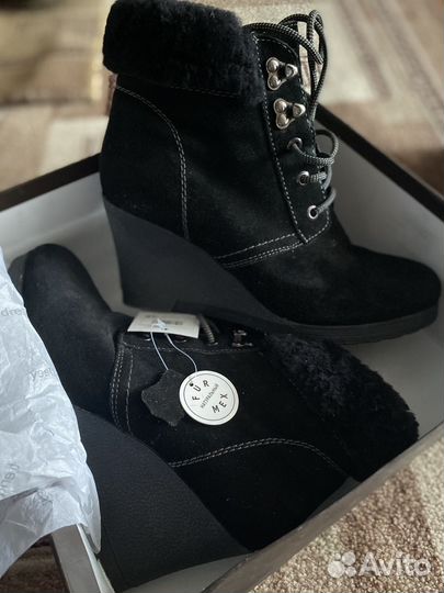 Ботинки зимние 38р новые и б/у