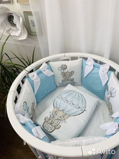 Бортики в кроватку новые