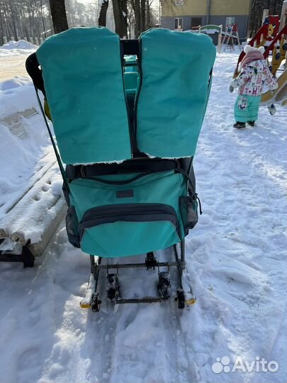 Санки коляска ника детям 7
