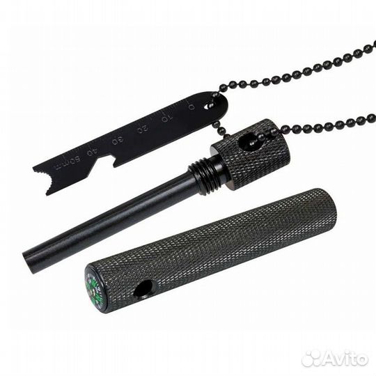 BK09BO778 Fire Starter - огниво, компас, линейка