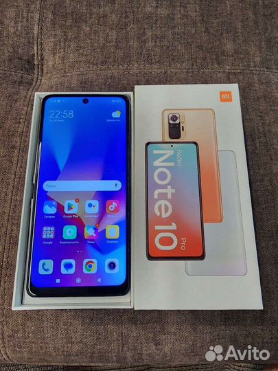 Телефон Xiaomi redmi note 10 pro