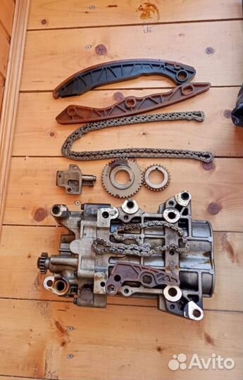 Масляной насос с балансирами +цепь грм на Киа