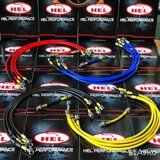 Армированные тормозные шланги HEL для мотоциклов