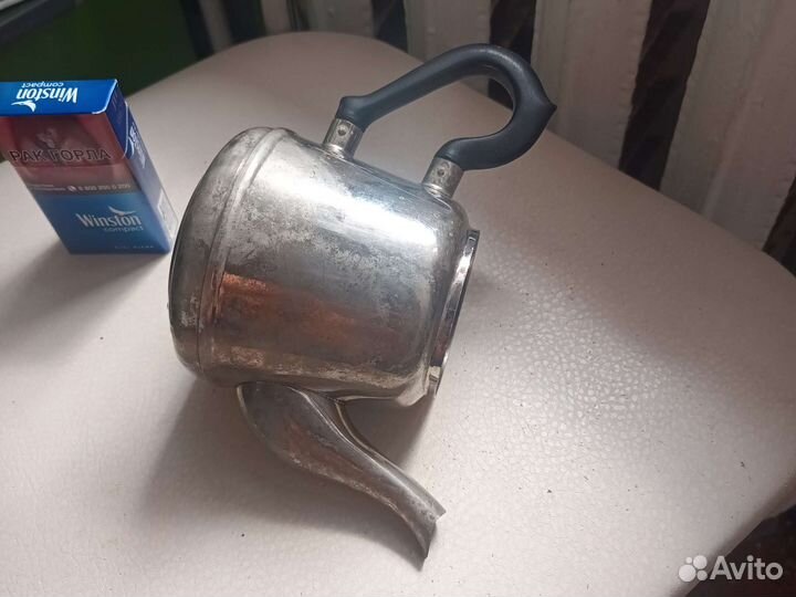 Заварочный чайник мельхиоровый