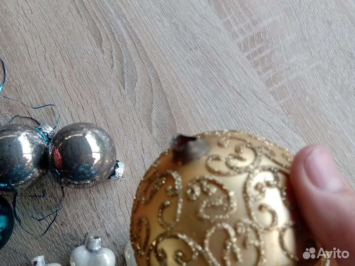 Игрушки ёлочные стеклянные современное время