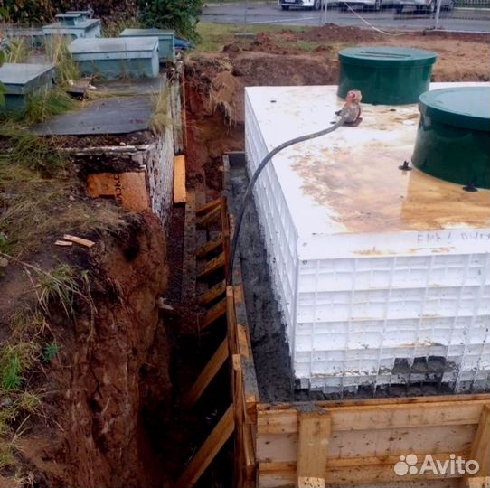 Септик для дома и дачи. Установка под ключ