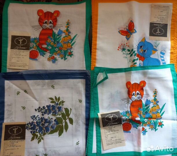 Носовые платки детские